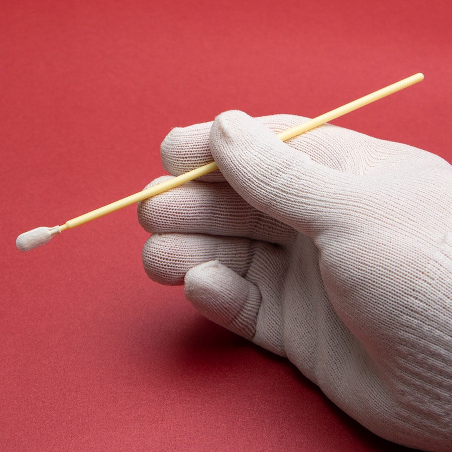 Cleanroom Polyester Swab | 16mm Head With Long Handle | Pack